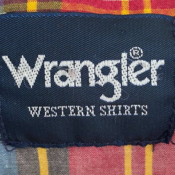 Vintage Mens Wrangler Western Pearl Button Shirt - Picture 4 of 6